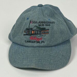 Vintage Kellogg’s 20th Anniversary 1998 Lancaster PA Denim Adjustable Hat